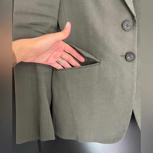 Marissa Webb Linen Blazer - Picture 5 of 15